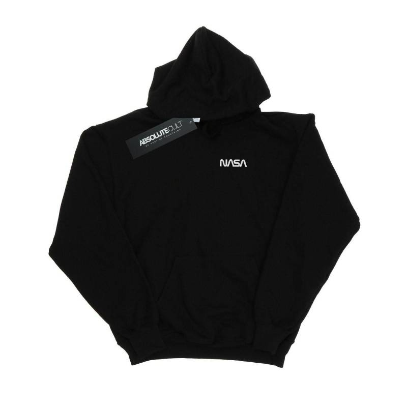 Modern Logo Chest Kapuzenpullover Damen Schwarz L von Nasa