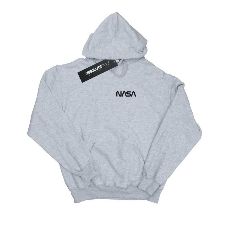 Modern Logo Chest Kapuzenpullover Herren Grau 3XL von Nasa