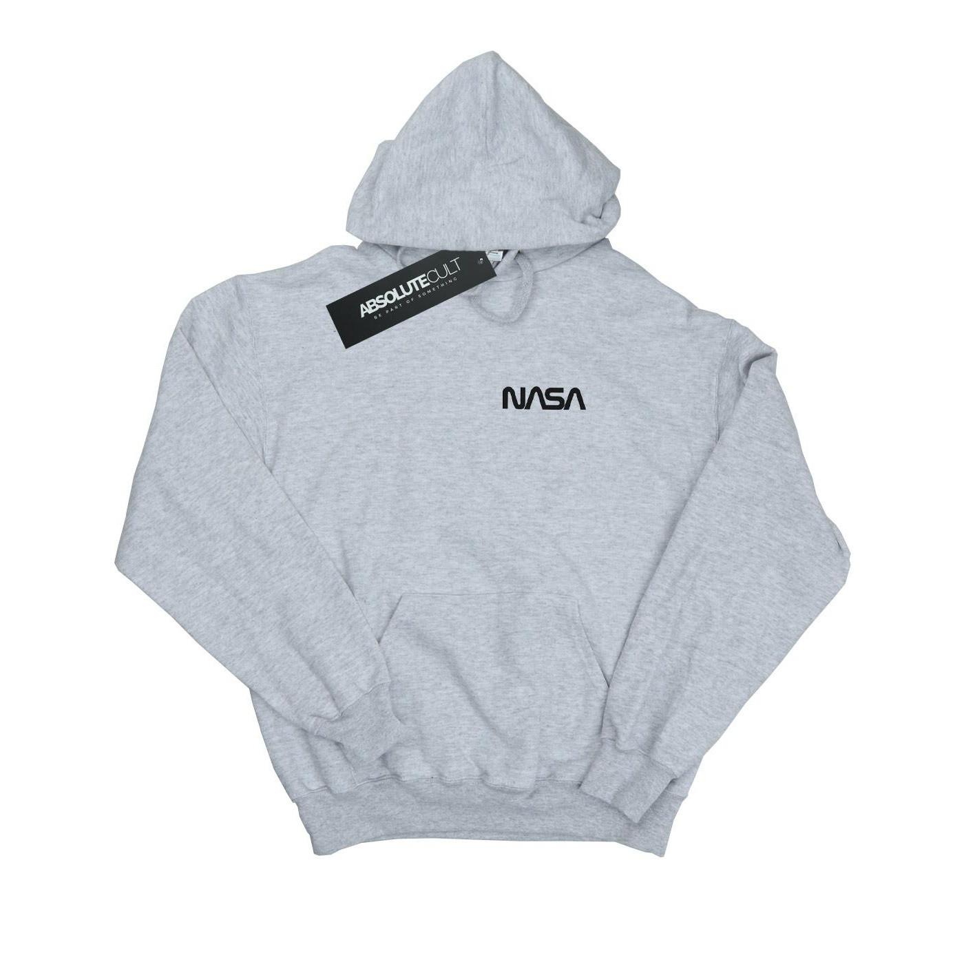 Modern Logo Chest Kapuzenpullover Mädchen Grau 128 von Nasa