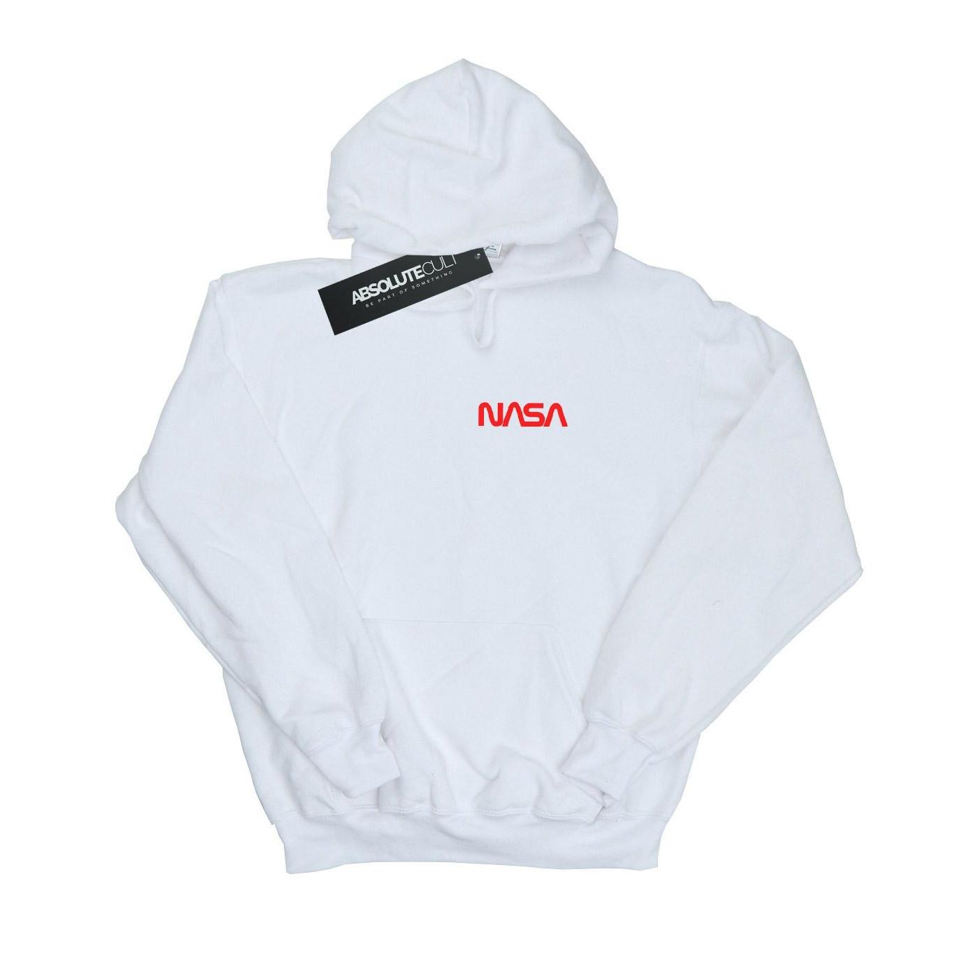 Modern Logo Chest Kapuzenpullover Mädchen Weiss 116 von Nasa