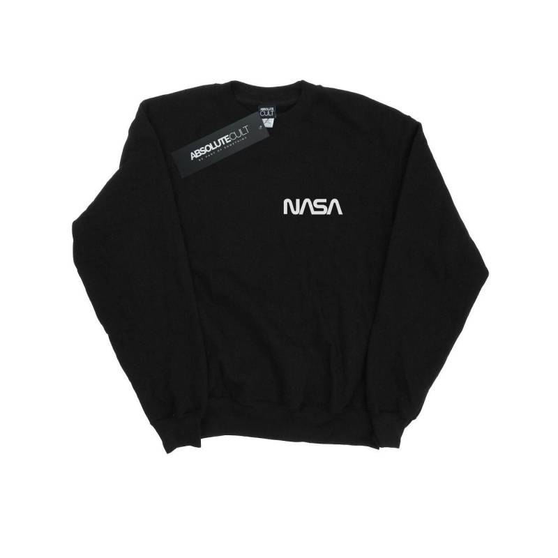 Modern Logo Chest Sweatshirt Herren Schwarz XXL von Nasa