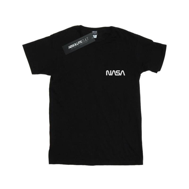 Modern Logo Chest Tshirt Damen Schwarz S von Nasa