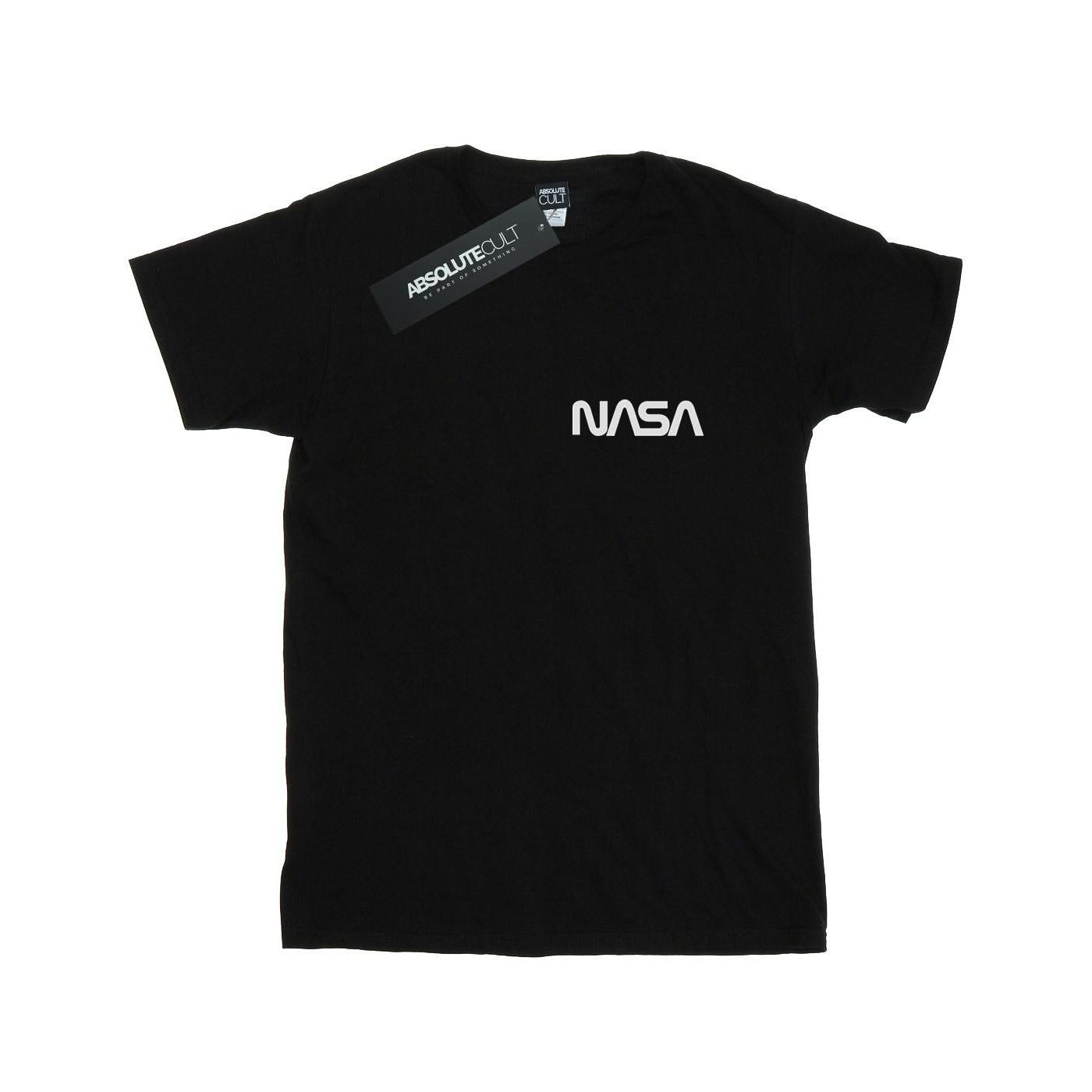 Modern Logo Chest Tshirt Herren Schwarz L von Nasa