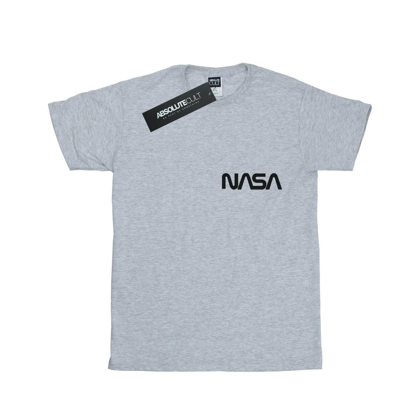 Modern Logo Chest Tshirt Jungen Grau 116 von Nasa