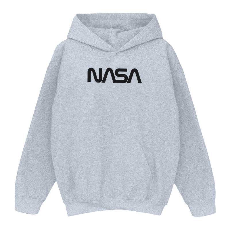 Modern Logo Kapuzenpullover Jungen Grau 116 von Nasa