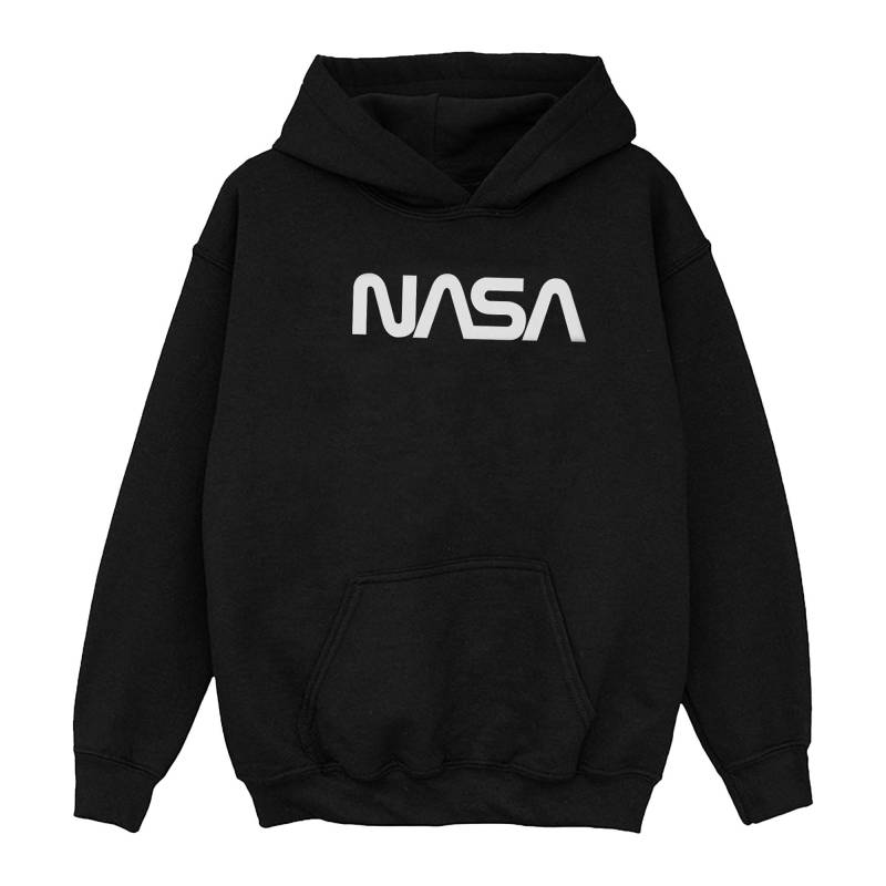 Modern Logo Kapuzenpullover Jungen Schwarz 116 von Nasa