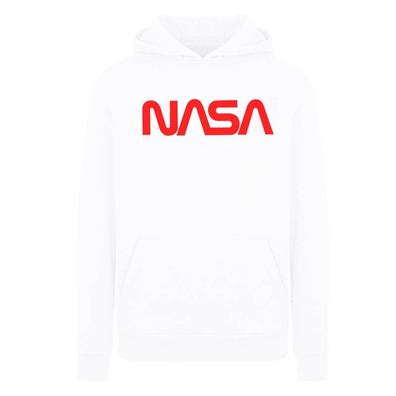 Modern Logo Kapuzenpullover Jungen Weiss 116 von Nasa