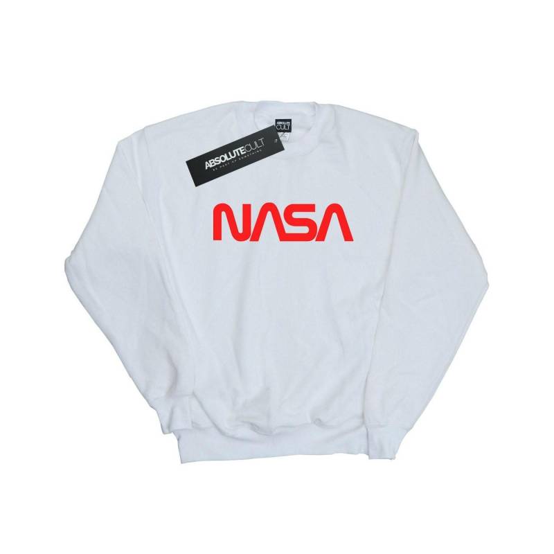 Modern Sweatshirt Damen Weiss M von Nasa