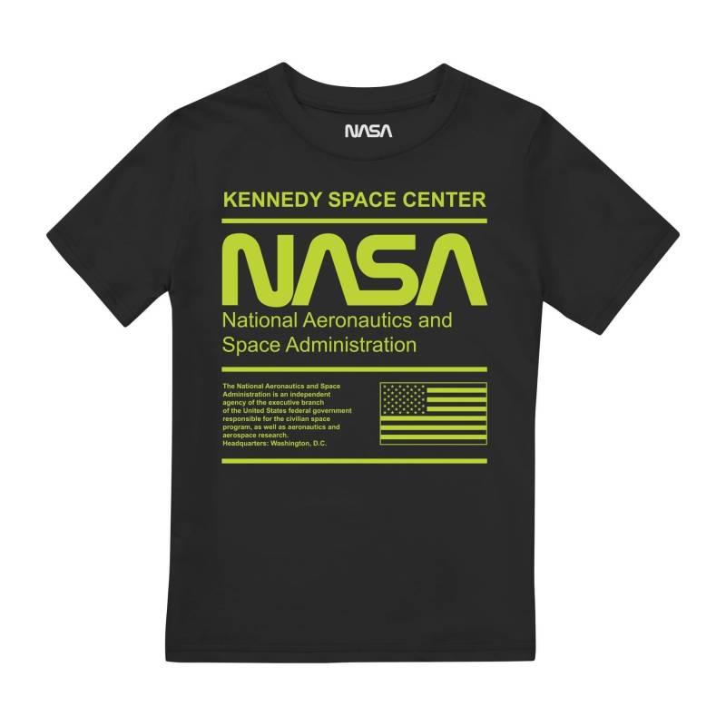 Mono Kennedy Tshirt Jungen Schwarz 152-158 von Nasa