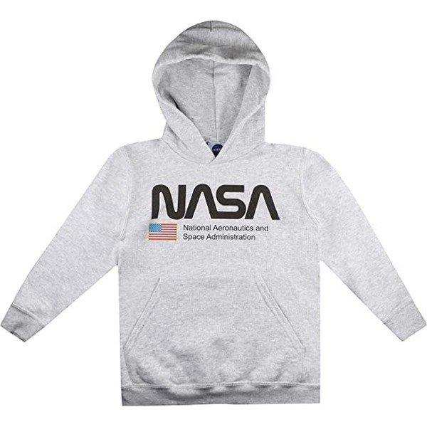 National Aeronautics Kapuzenpullover Jungen Grau 140 von Nasa