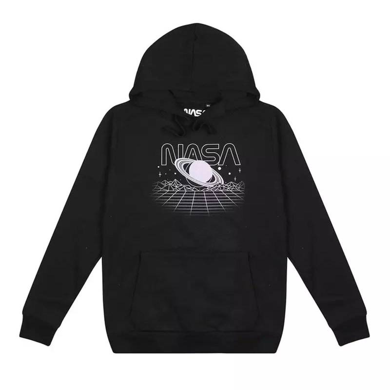 Rave Kapuzenpullover Damen Schwarz S von Nasa