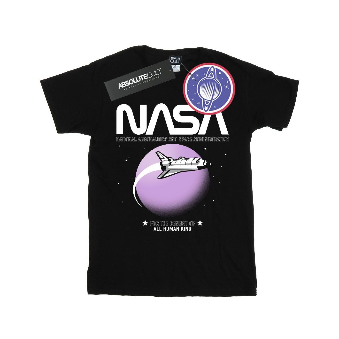 Shuttle Orbit Tshirt Damen Schwarz 5XL von Nasa