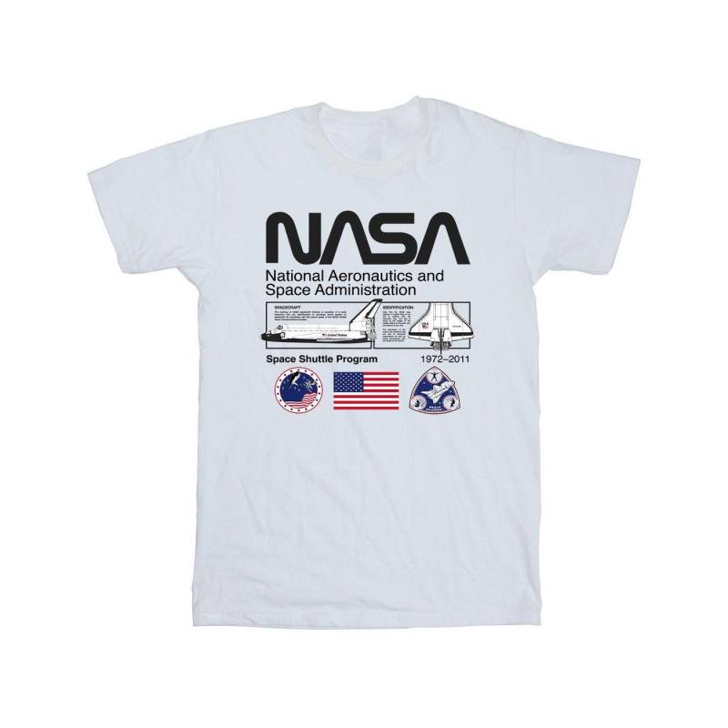 Space Admin Tshirt Herren Weiss 3XL von Nasa