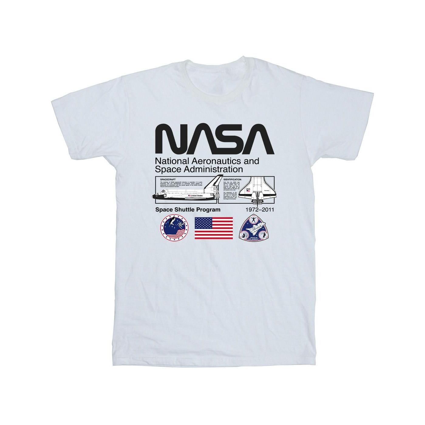 Space Admin Tshirt Mädchen Weiss 140/146 von Nasa