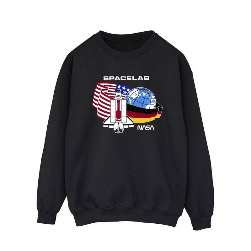 Space Lab Sweatshirt Herren Schwarz L von Nasa