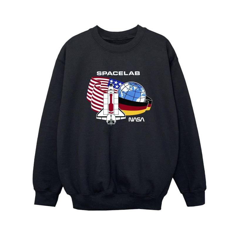 Space Lab Sweatshirt Jungen Schwarz 152-158 von Nasa