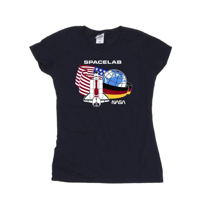 Space Lab Tshirt Damen Marine S von Nasa