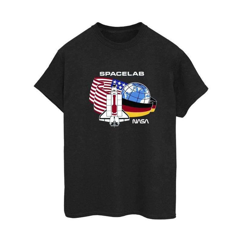 Space Lab Tshirt Damen Schwarz S von Nasa