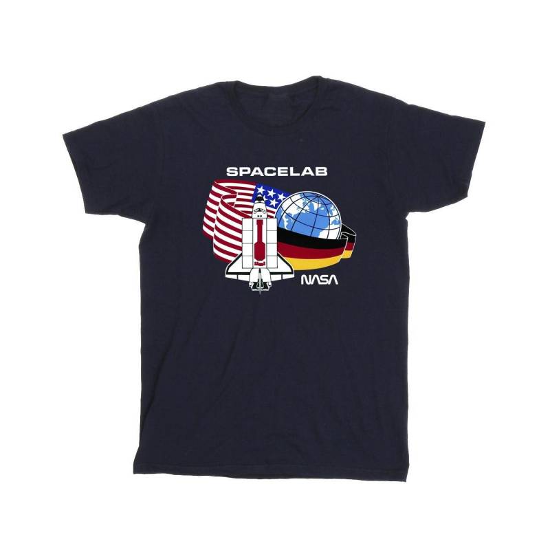 Space Lab Tshirt Herren Marine M von Nasa