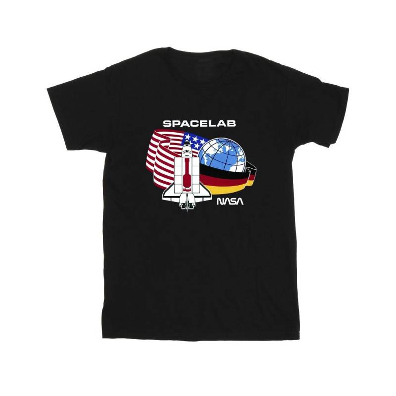 Space Lab Tshirt Herren Schwarz 4XL von Nasa