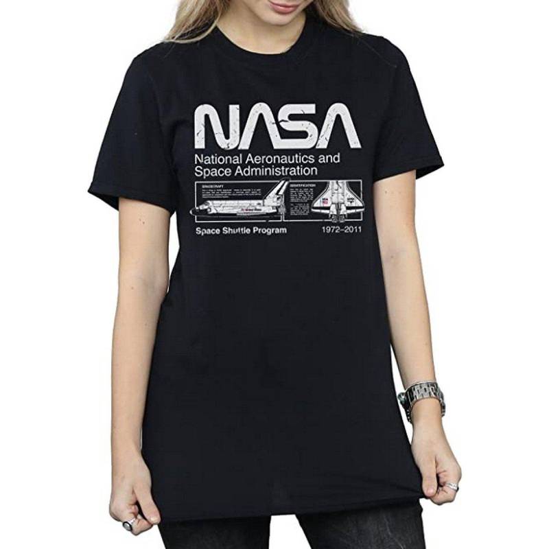 Space Shuttle Tshirt Damen Schwarz L von Nasa