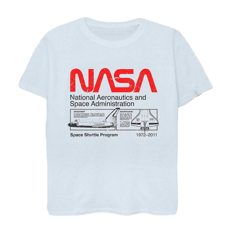 Space Shuttle Tshirt Herren Weiss S von Nasa