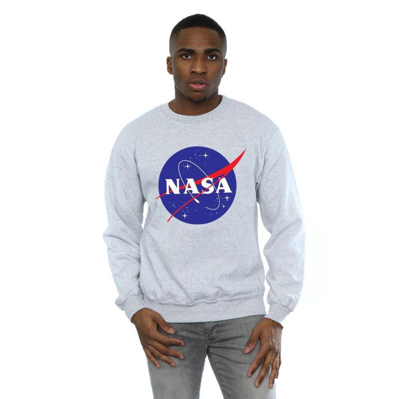 Nasa - Sweatshirt Logo, für Herren, Grau, Größe XXL von Nasa