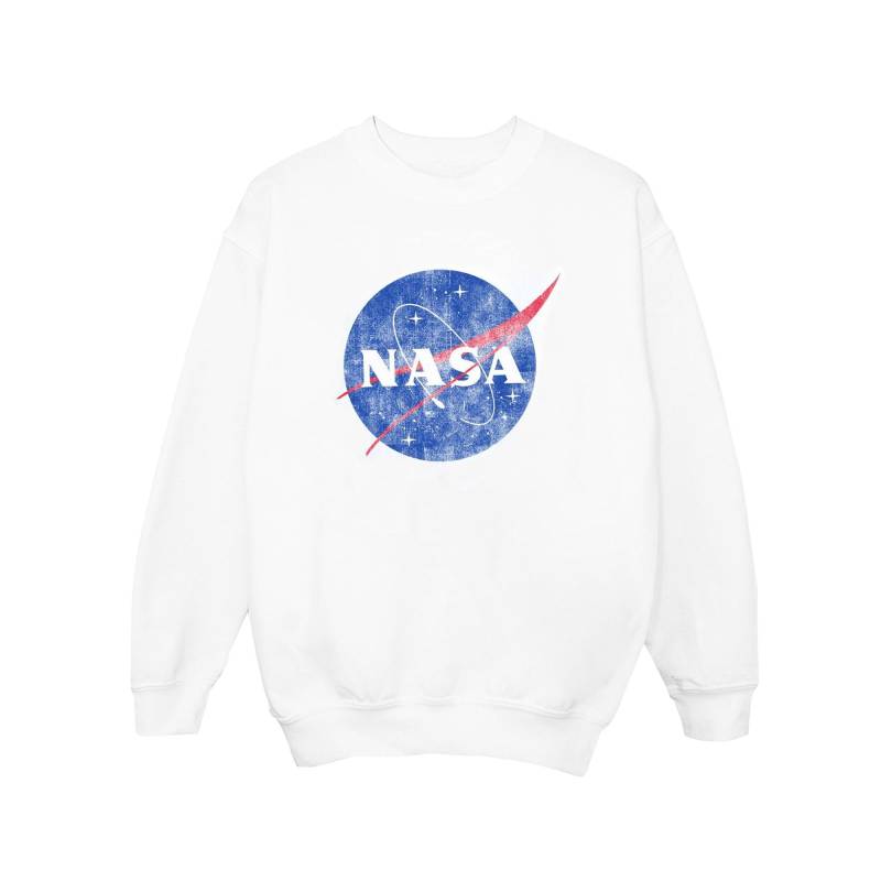 Nasa - Sweatshirt, 116, Weiss von Nasa