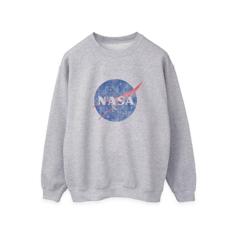 Nasa - Sweatshirt UsedLook, für Damen, Grau, Größe L von Nasa