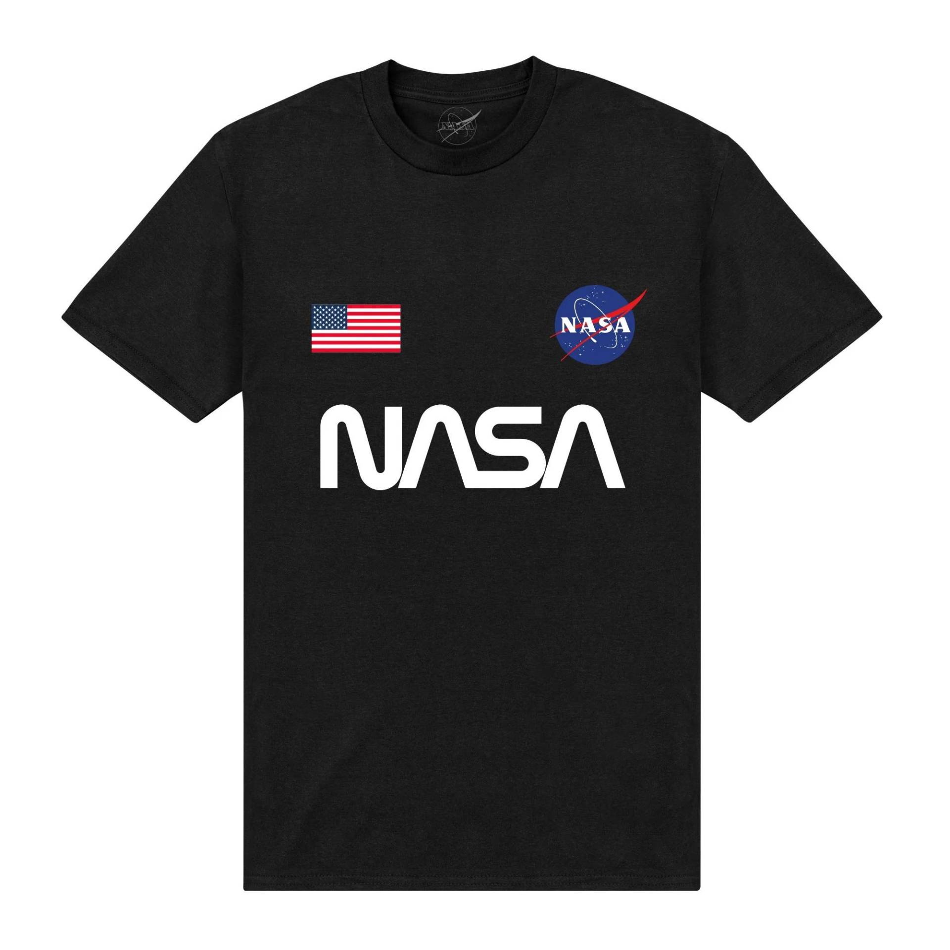 Tshirt Herren Schwarz 3XL von Nasa