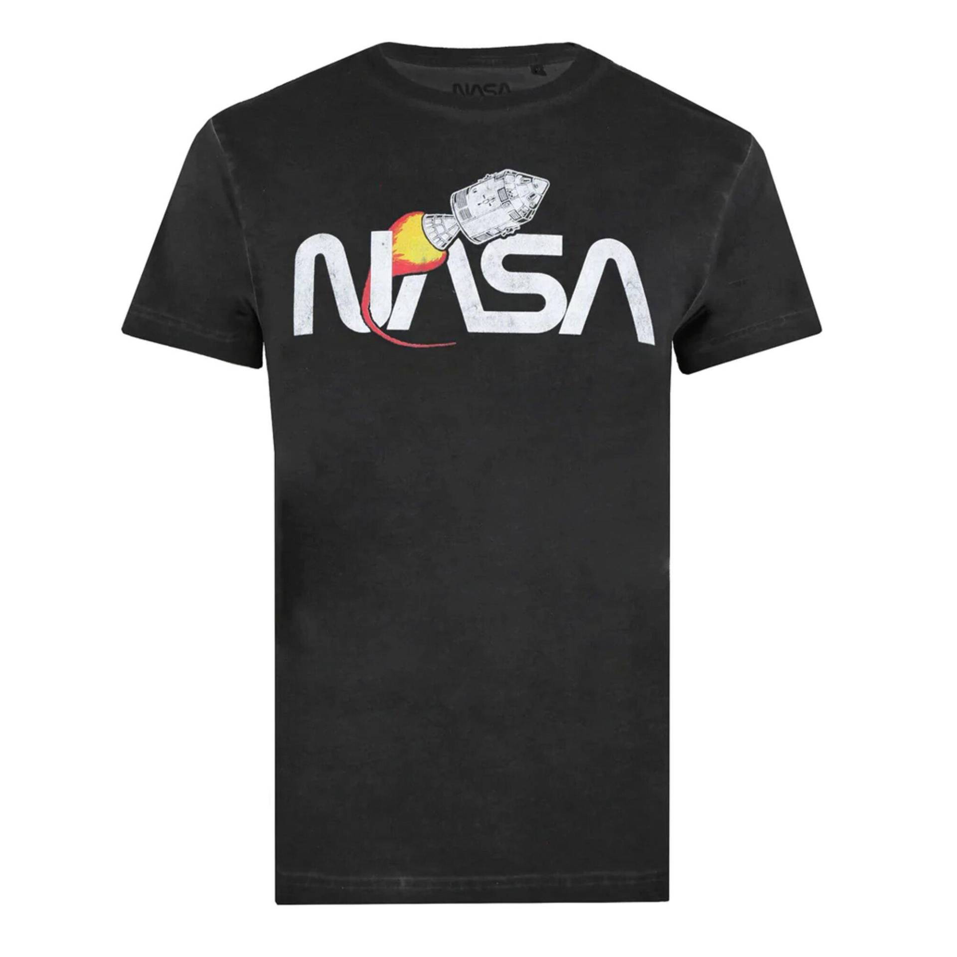 Tshirt Herren Schwarz L von Nasa