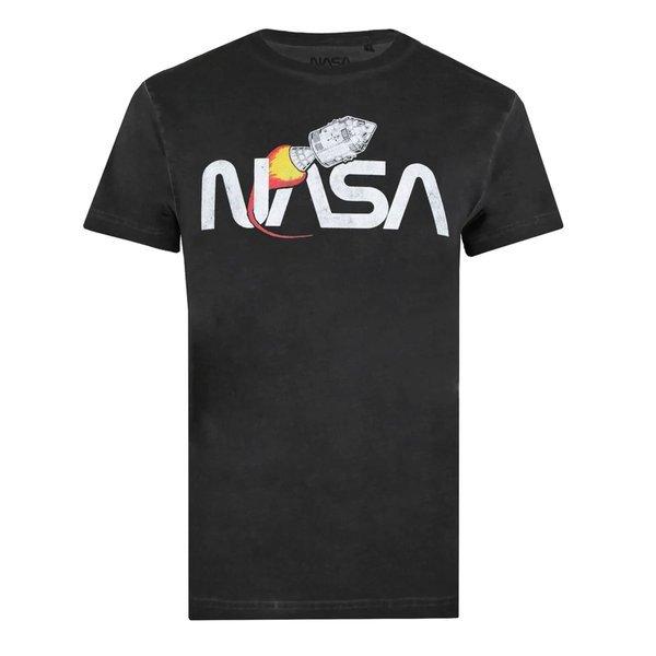 Tshirt Herren Schwarz S von Nasa