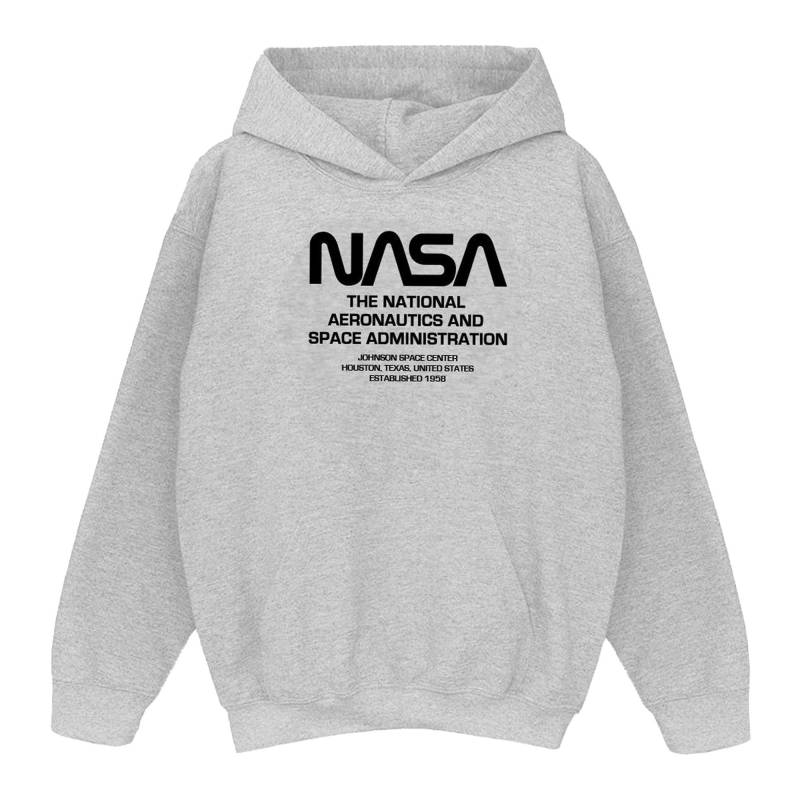 Worm Blurb Kapuzenpullover Jungen Grau 116 von Nasa