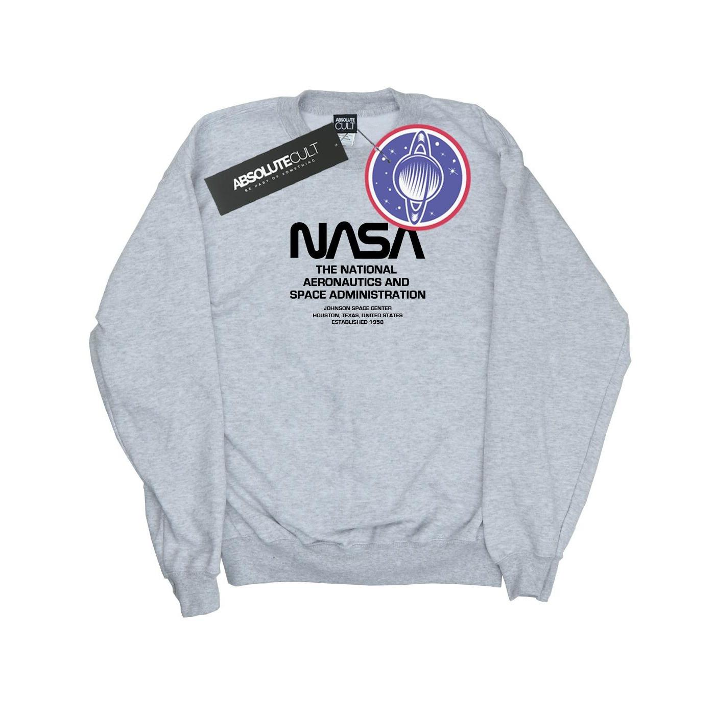 Worm Blurb Sweatshirt Jungen Grau 104 von Nasa