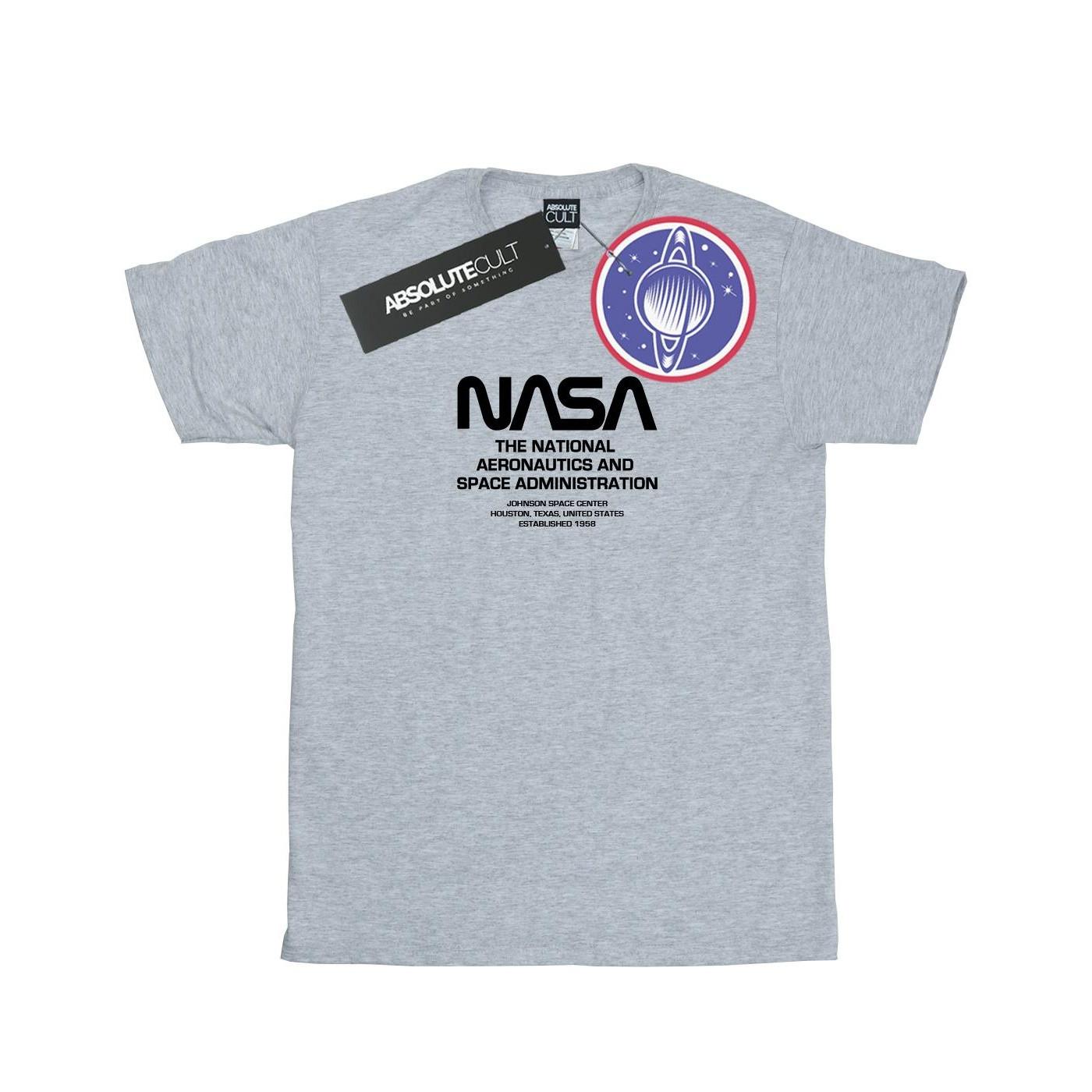 Worm Blurb Tshirt Damen Grau 3XL von Nasa