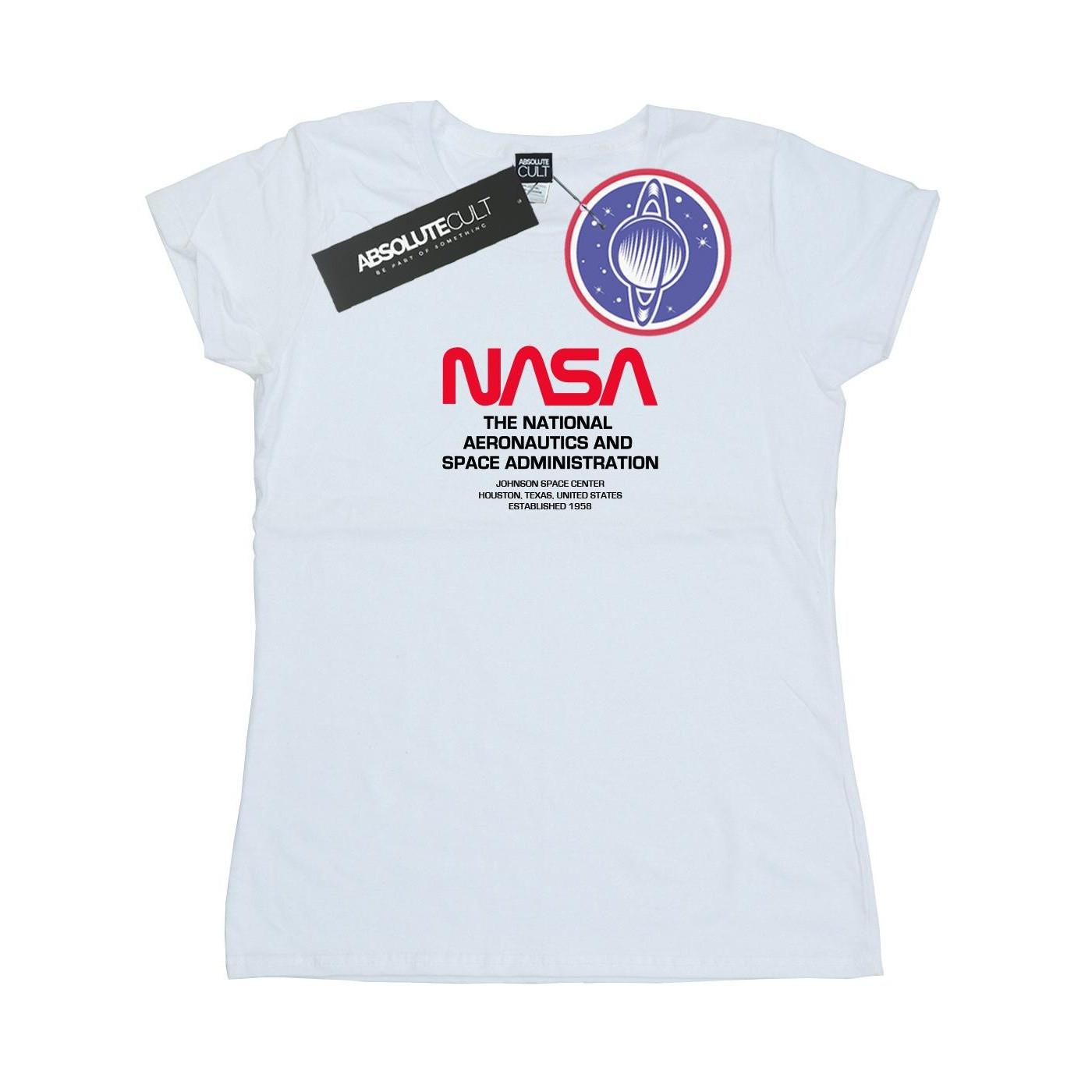 Worm Blurb Tshirt Damen Weiss M von Nasa