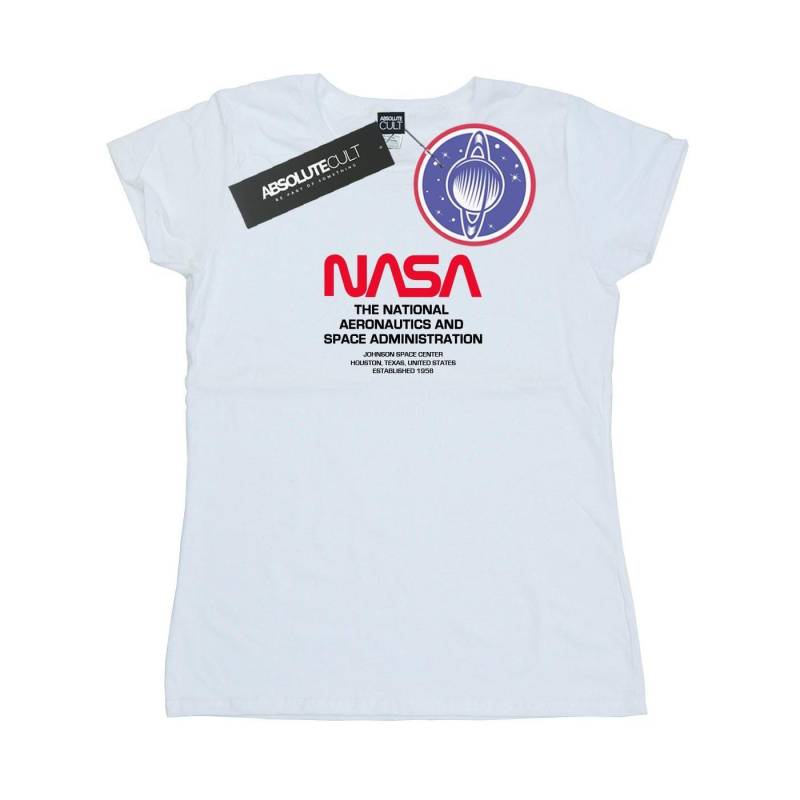 Worm Blurb Tshirt Damen Weiss M von Nasa