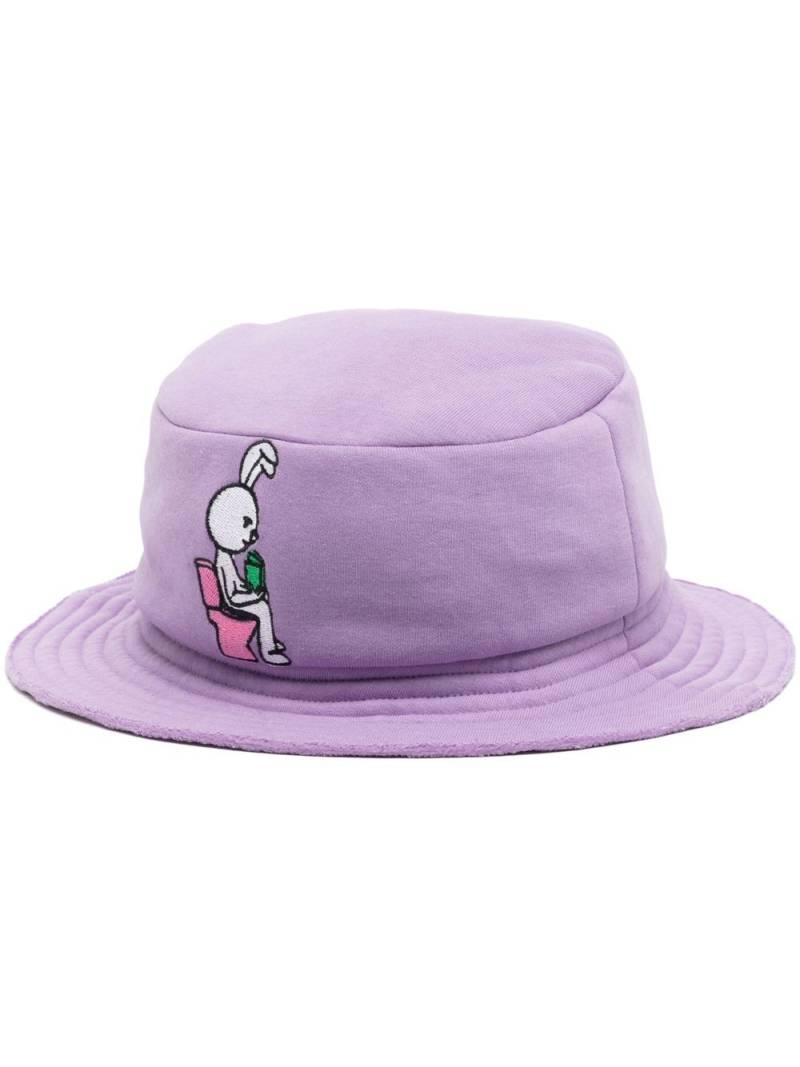 Natasha Zinko Bunny bucket hat - Purple von Natasha Zinko