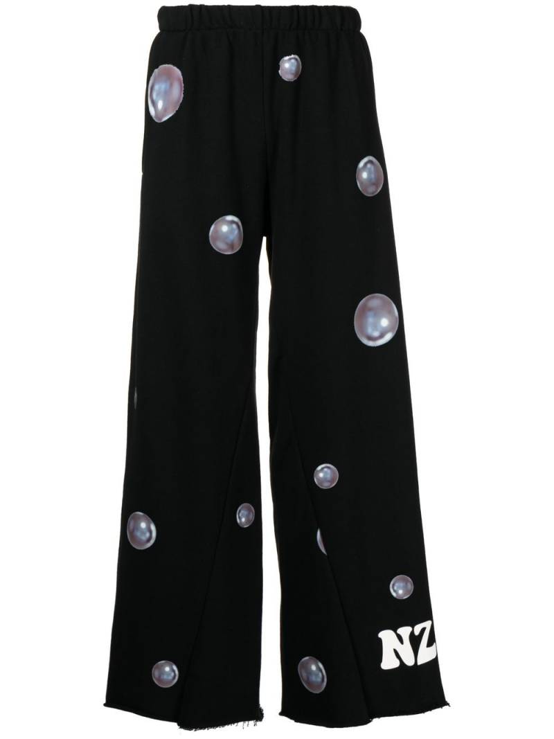 Natasha Zinko Dreamin wide track pants - Black von Natasha Zinko