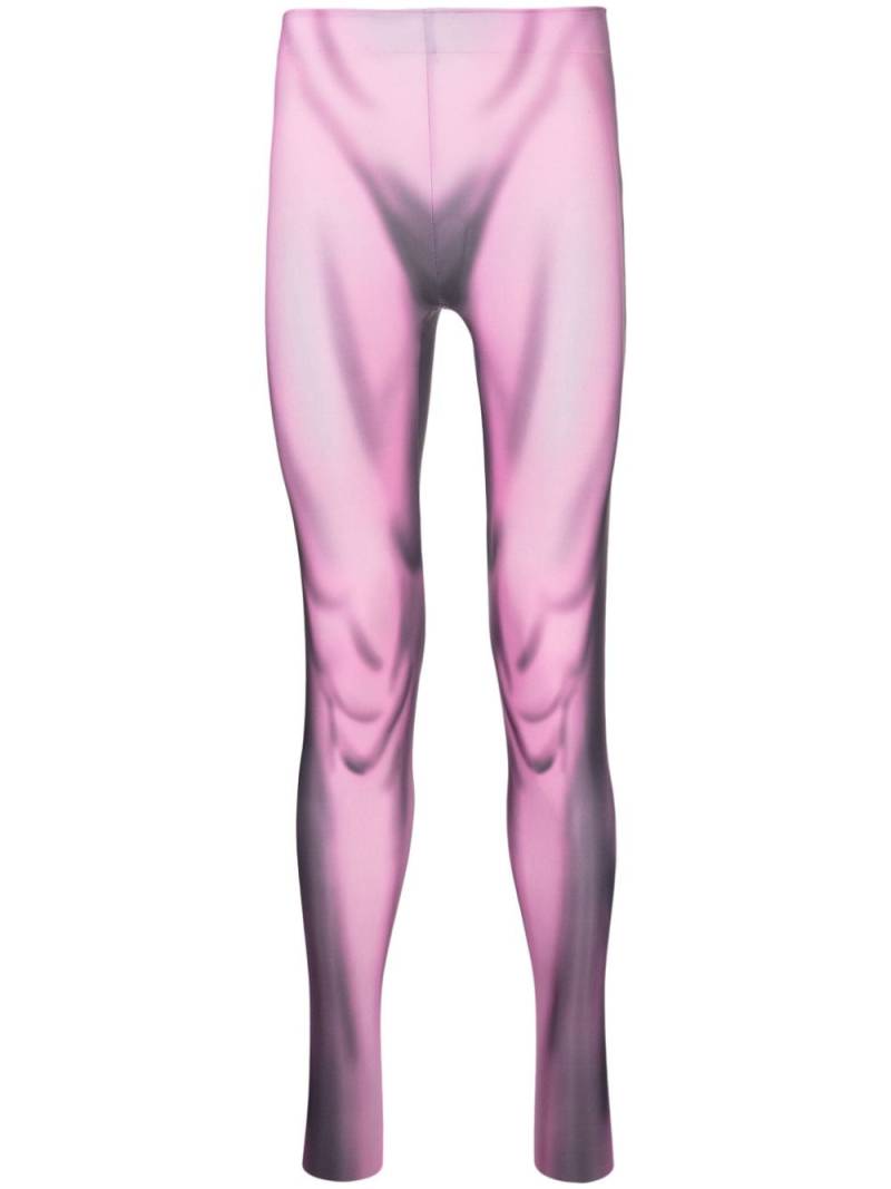 Natasha Zinko Monster spray-effect leggings - Pink von Natasha Zinko