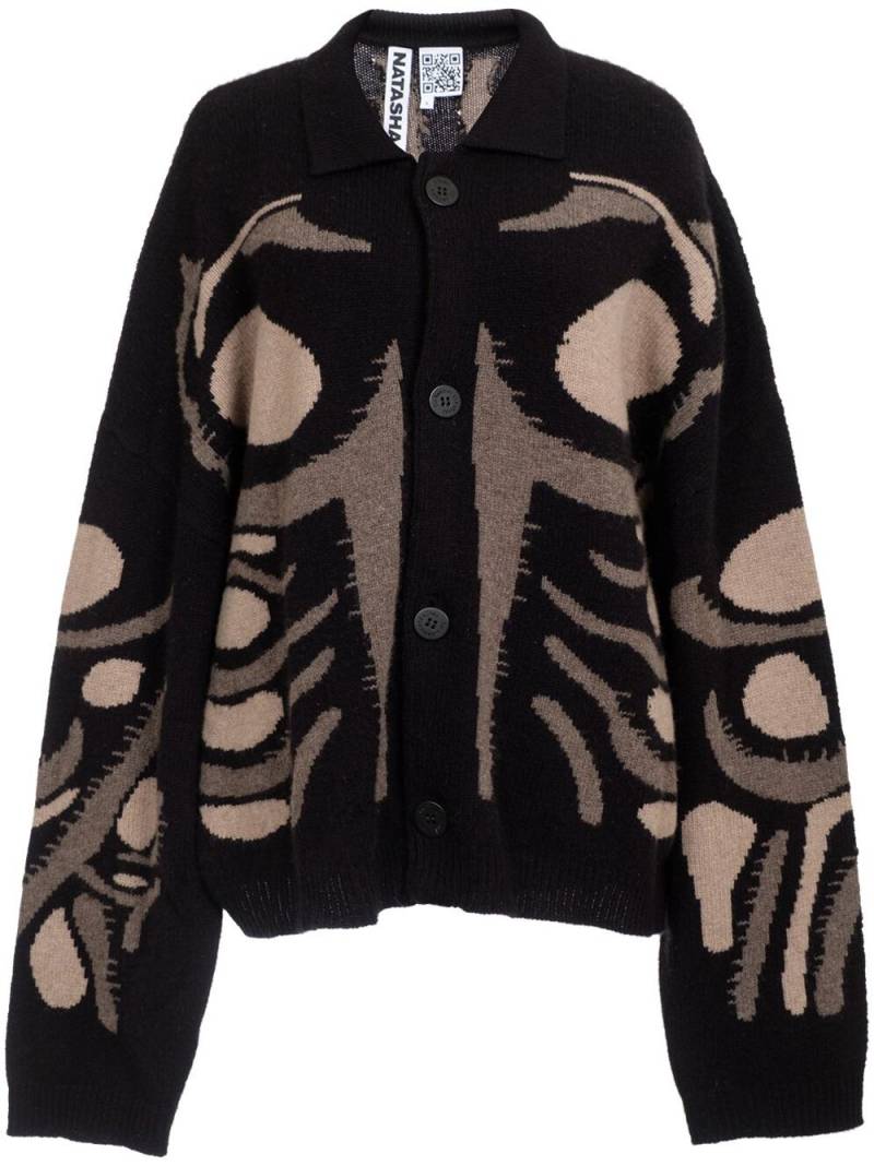 Natasha Zinko Muscle cardigan - Black von Natasha Zinko