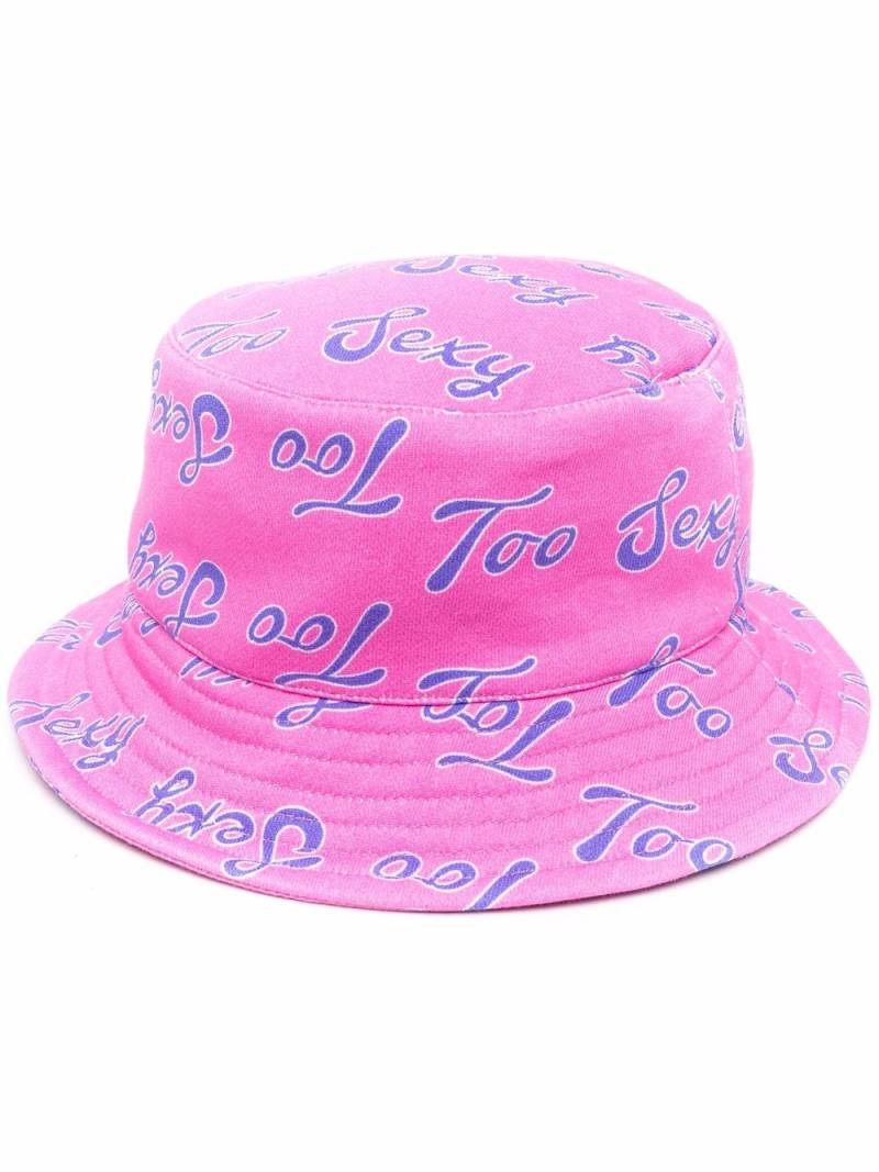 Natasha Zinko 'Too Sexy' bucket hat - Pink von Natasha Zinko