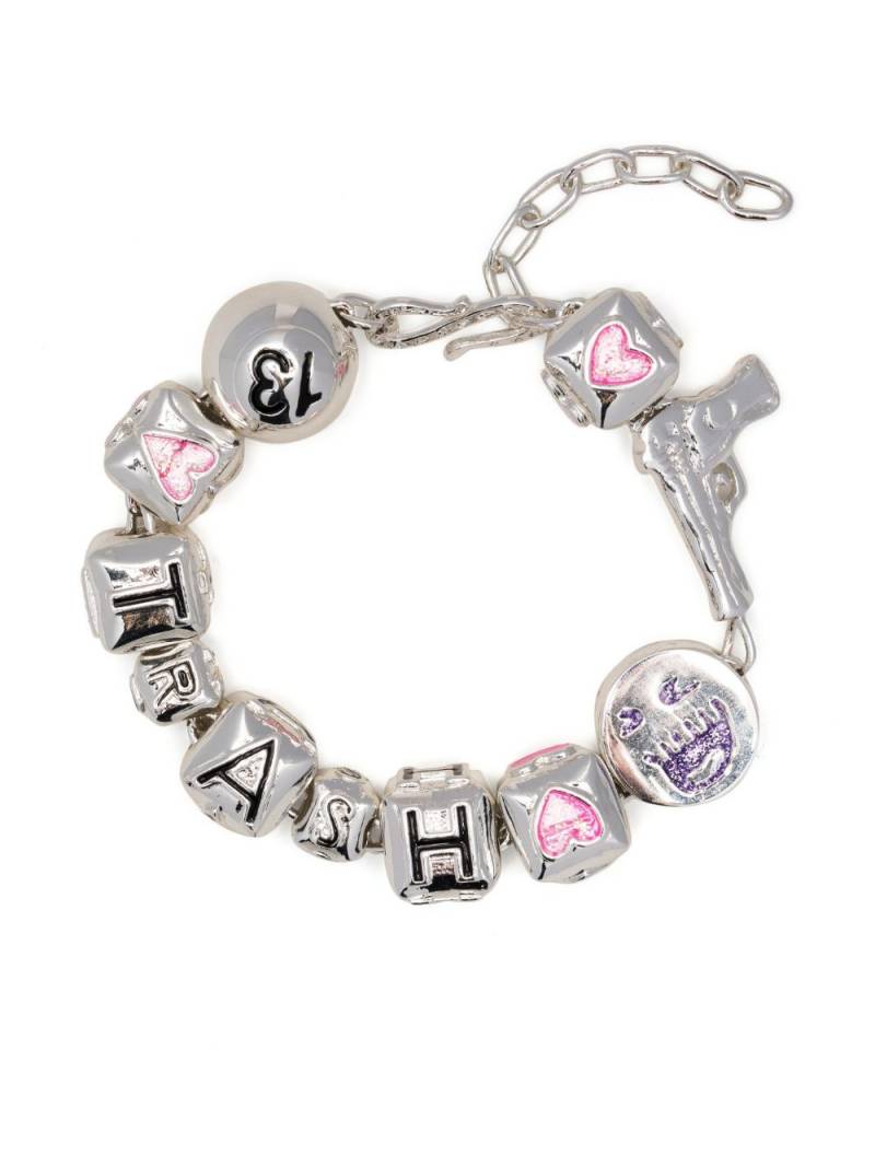 Natasha Zinko Trash silver-plated bracelet von Natasha Zinko