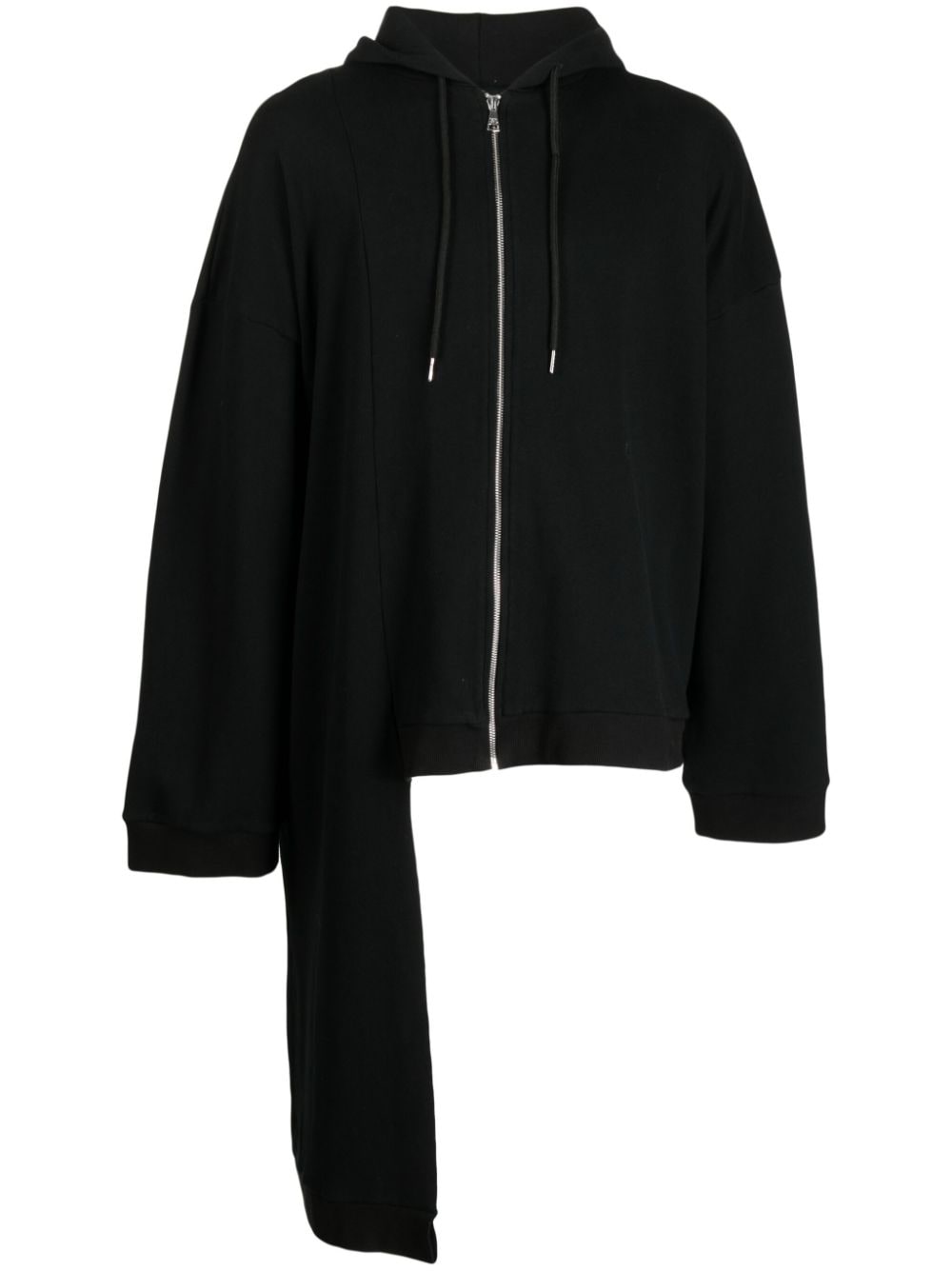 Natasha Zinko asymmetric-design hooded jacket - Black von Natasha Zinko