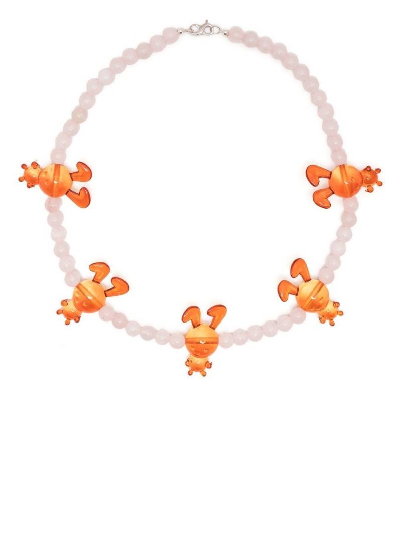 Natasha Zinko bunny-detail necklace - White von Natasha Zinko