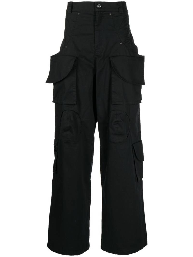 Natasha Zinko cargo-pocket detail trousers - Black von Natasha Zinko