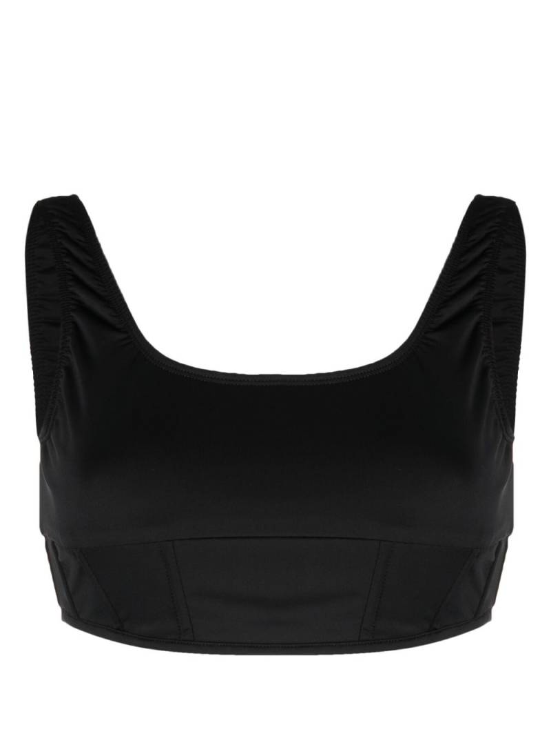 Natasha Zinko corset-style bikini top - Black von Natasha Zinko