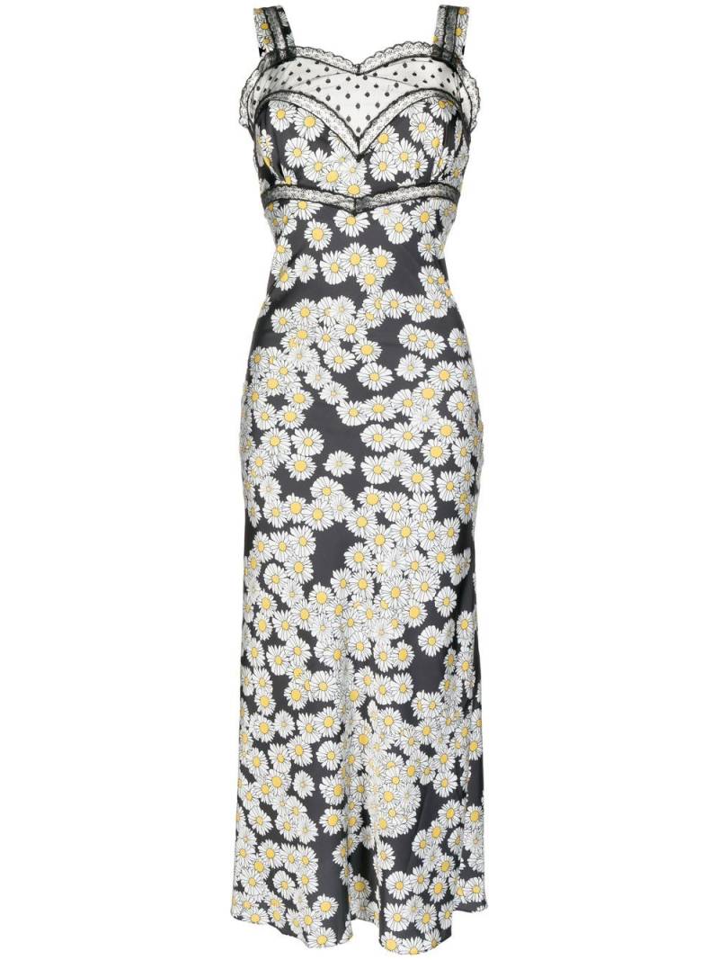 Natasha Zinko floral-detail dress - Black von Natasha Zinko