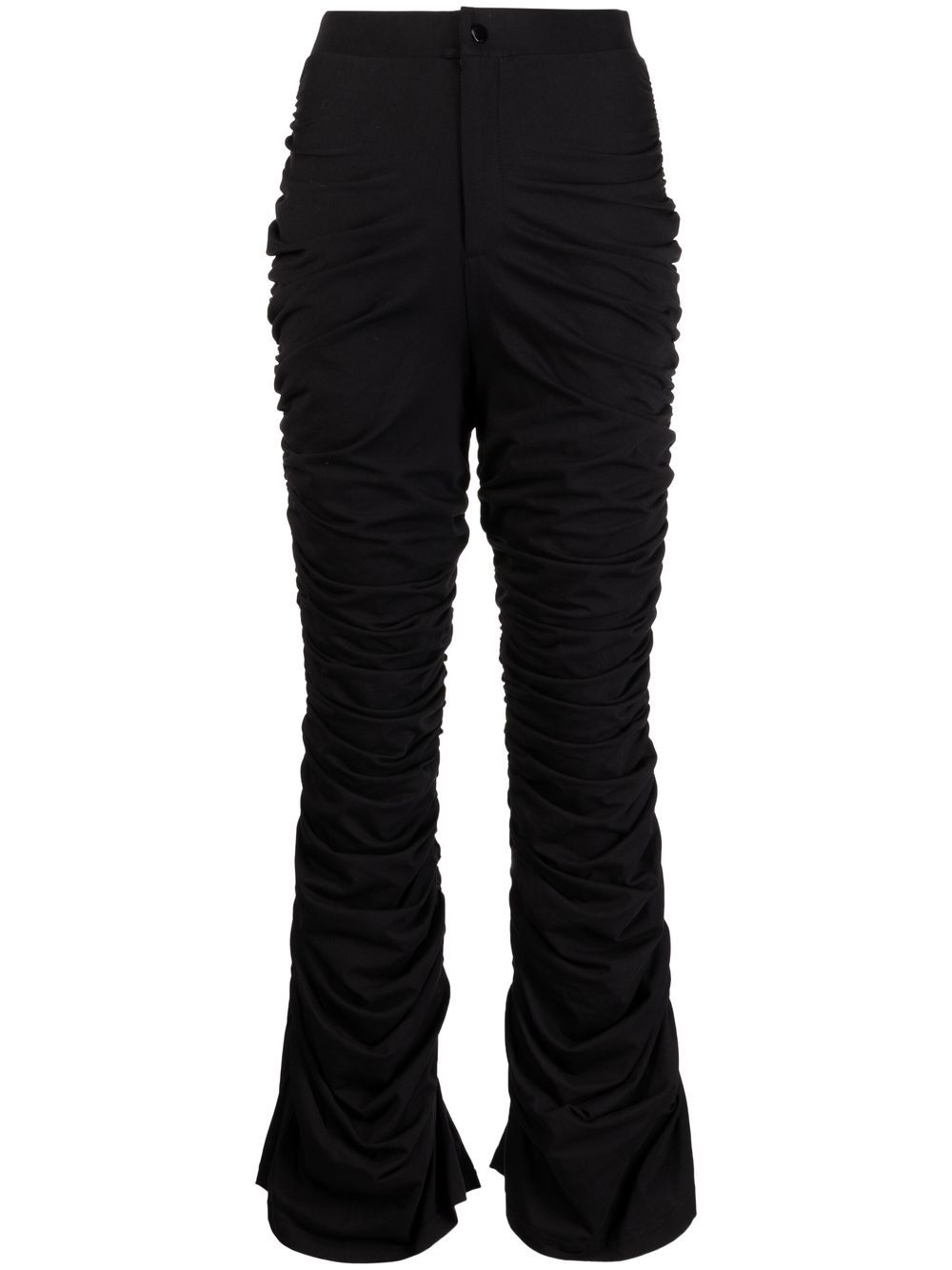 Natasha Zinko gathered-leg detail trousers - Black von Natasha Zinko