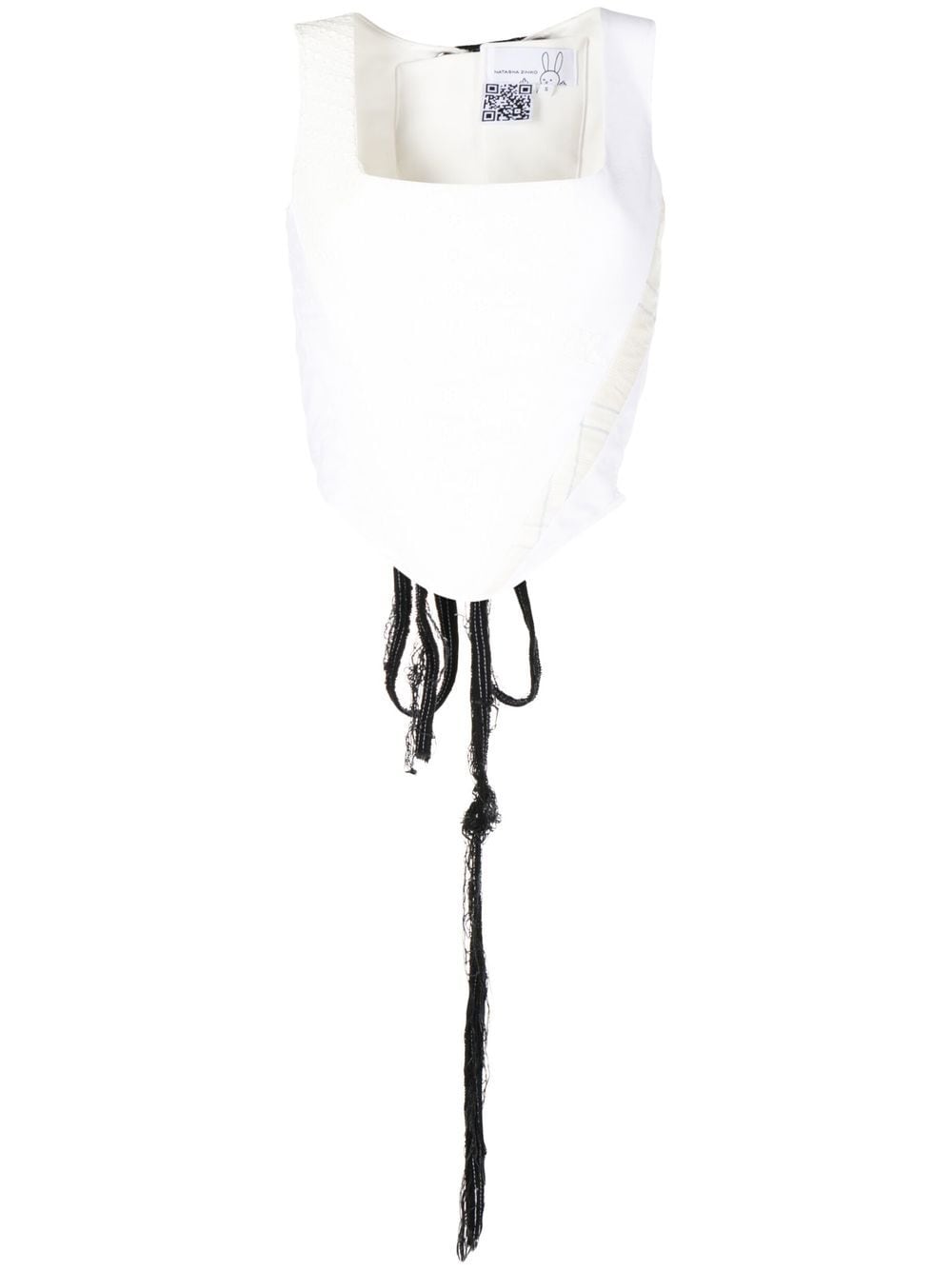 Natasha Zinko lace-detail corset - White von Natasha Zinko